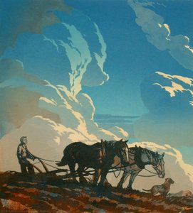 The Plowman — Ernest W Watson