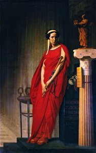 Rachel, Tragedy'''' — Jean-léon Gérôme, Neoclassical Academic