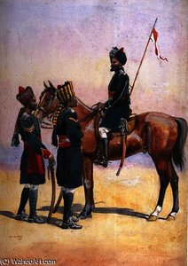 Soldiers of the 33rd Queen's Own Light Cavalry