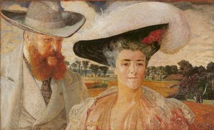 Portrait Of Karol And Malgorzata Lanckoronski — Jacek Malczewski