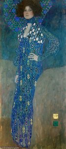 Portrait Of Emilie Floge — Gustav Klimt, Art Nouveau