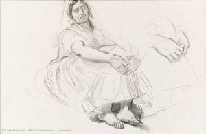 A Woman — Alfred Dehodencq