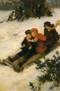 A Merry Sleigh Ride — Georges Sheridan Knowles