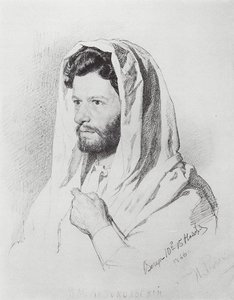 Portrait Of Sculptor Mark Matveevich Antokolski — Ilya Yefimovich Repin