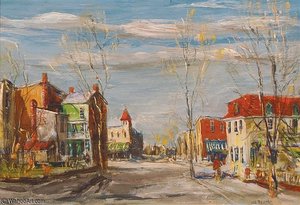 Spring Trees, Manayunk — Valter Emerson Baum