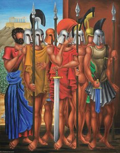 Alexander, son of Philip, and the Greeks apart from the spartans