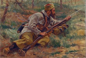 Zouave À L'attaque, La Bassée — Raymond Desvarreux