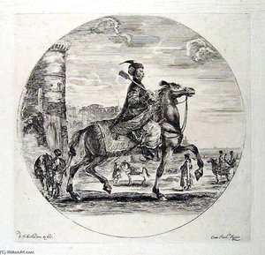 Polish Horseman Holding A Mace