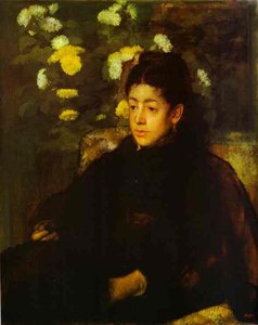 Portrait Of Mademoiselle Malo — Edgar Degas