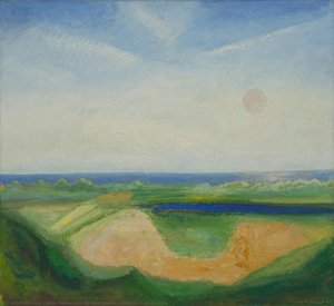 Golden Landscape — Jens Andersen Søndergaard, Impressionism