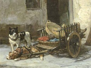 Les Chiens Se Reposent — Charles Van Den Eycken