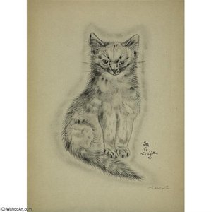Untitled From A Book Of Cats — Léonard Tsuguharu Foujita
