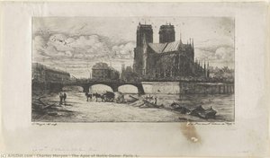 The Apse Of Notre-dame, Paris (l — Charles Meryon