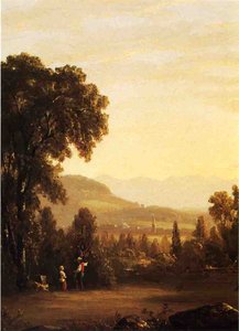 Landscape With Village In The Distance — Sanford Robinson Gifford