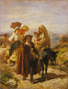 Peasants Of Béarn — Camille Joseph Étienne Roqueplan