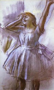 Tired Dancer — Edgar Degas