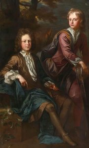 Portrait Of Thomas And George Dashwood — Johann Closterman