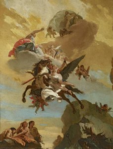 Perseus And Andromeda — Giambattista Tiepolo, Rococo Baroque Painting