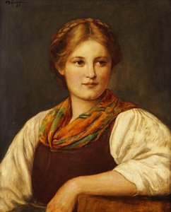 A Bavarian Peasant Girl -