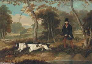 A Huntsman With Two Pointers — Samuel John Egbert Jones