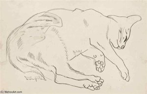 Chat Endormi — Léonard Tsuguharu Foujita