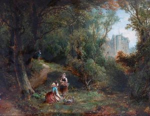 Doune Castle, Near Stirling — Mark Thompson, Romantic Landscape Painting