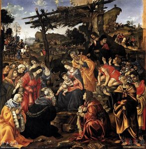 Adoration Of The Magi — Filippino Lippi, High Renaissance