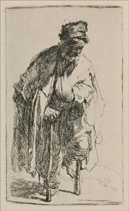 A Beggar With A Wooden Leg — Rembrandt Van Rijn, Baroque