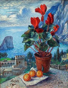 Cyclamens — David Davidovich Burliuk