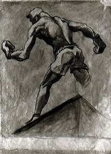 Boxer — Thomas Hart Benton
