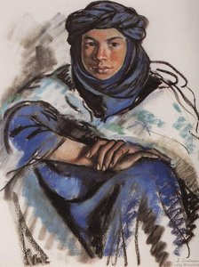 Moroccan In Blue — Zinaida Serebriakova