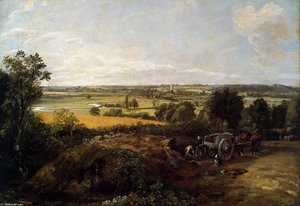 El Valle Del Río Stour Con La Iglesia De Dedham — John Constable