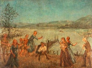 Figures By A Lake — Ray Howard Jones