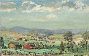 Green And Yellow Fields — Walter Emerson Baum