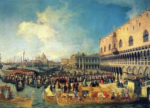 Reception Of The Imperial Ambassador At The Doge's Palace — Canaletto