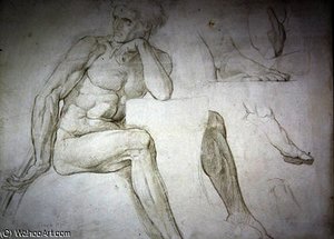 Male Nüde Studien — William Blake