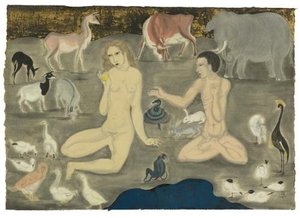 Adam Et Ève — Léonard Tsuguharu Foujita