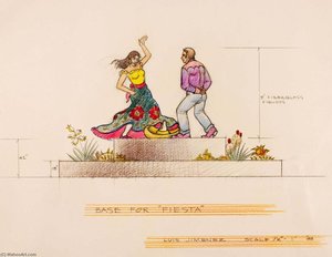 Fiesta (study For Sculpture In Otay Mesa, California) — Luis Jiménez