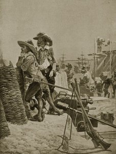 Building The First Fort At Madras — Richard Caton Woodville