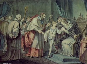 Richard, Duke Of York, Taking Leave Of His Mother, Elizabeth Woodville, In The Sanctuary, Westminster