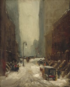 Snow In New York — Robert Henri, Ashcan School