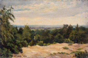 Hampstead Heath, Looking Towards London — Ernest Stamp
