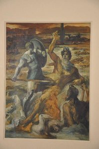 Lutte D'achille Et Du Fleuve Scamandre — Gontier Clément