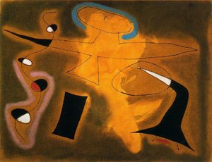 El Vuelo Del Pájaro Sobre La Llanura Iii — Joan Miró, Surrealist Abstraction