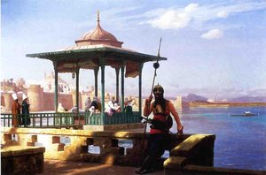 The Harem In A Kiosk — Jean-léon Gérôme