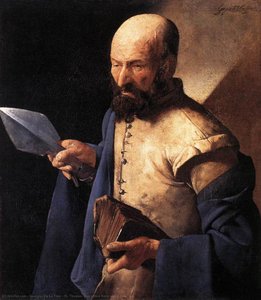 St. Thomas, Also Called Saint With A Pike — Жорж Де Ла Тур, Baroque Dramatic Light