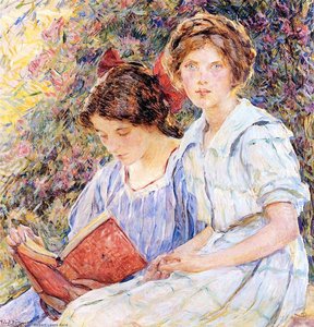 Two Women Reading — Robert Lewis Reid