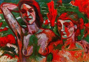 Bathers, Odessa — Mikhail Fiodorovich Larionov