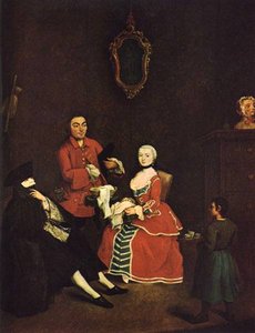 The Masked Visitor — Pietro Longhi