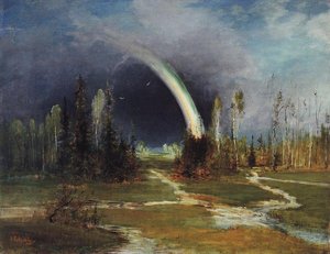 Landscape With A Rainbow — Aleksey Savrasov